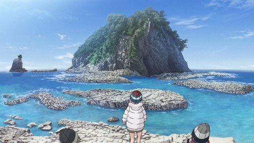 Zōjima beach and campfire